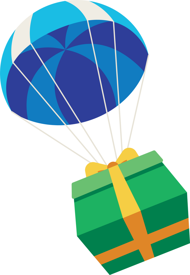 Gift Airdrop on White